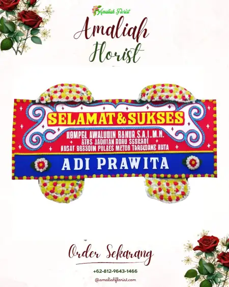 Papan Bunga Ucapan Selamat Golantepus